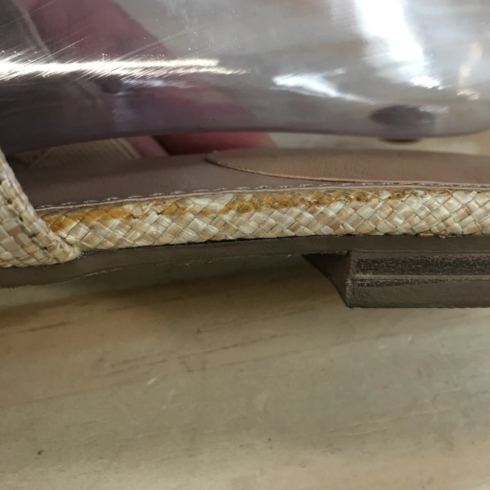 Zapatos de niña Madden para mujer 8 mulas tela crema sin cordones punta informales cómodos Foto 4 de 4