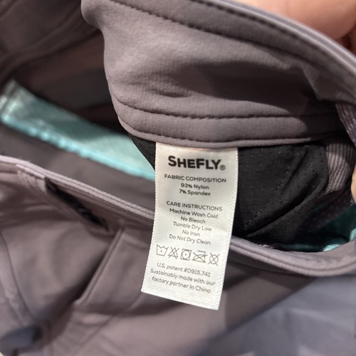 Shefly Gnara Pants Womens Size 8 Gray GO THERE Hiking Camp Pants Full Fly - Picture 9 of 14