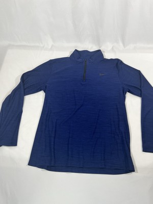 EUC Nike Dri-Fil Men s Warmup Running Zip Pullover Purple Heather Size Medium