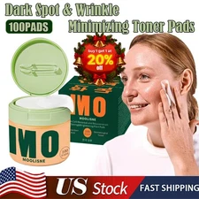 NEW  Korean Skincare Anti-Aging, Dark Spot & Wrinkle Minimizing Toner Pads