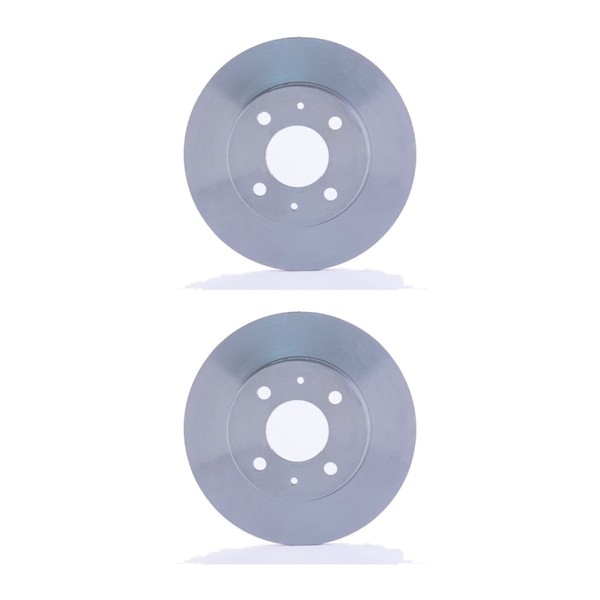 2 Bremsscheiben Voll Ø 61,1 Mm 12 Mm Hella Passend FüR U.A. Nissan Sunny-image