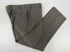 Zanella Italy Men's Gray 100% Wool Dress Pants 40X31 $1,495 Flat Front Regular