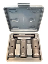 Matco Tools 3 Piece Cap Buster Impact Flip Socket Set In Snap Latch Case CCBK3