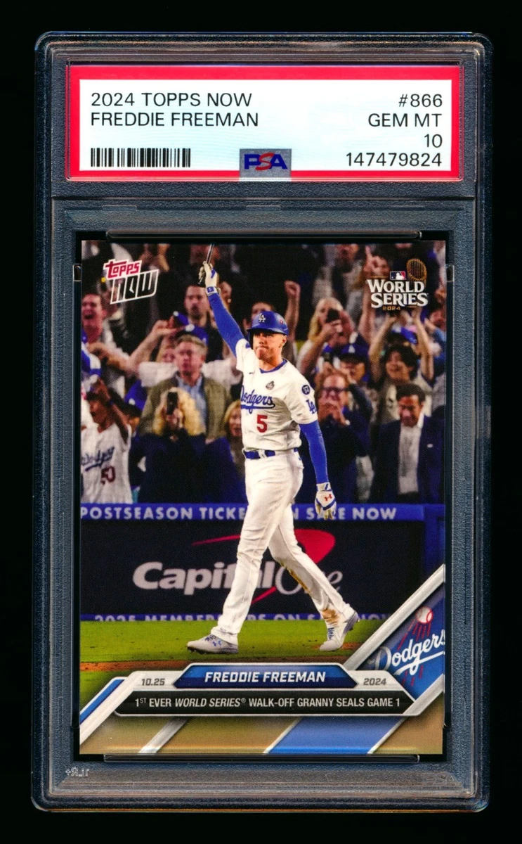 Freddie Freeman Professional Sports Authenticator (PSA) Baseball