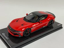 1/18 MR Collection Ferrari 12 Cilindri Rosso Scuderia Red Carbon Base  FE043F