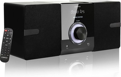 Compact stereo system speakers,30W high-fidelity home shelf-mounted stereosystem