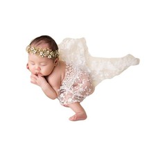 Luxury Newborn Boy Girl Baby Photography Props Wrap Lace Yarn Cloth Blanket