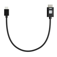 Atomos 4K60 HDR Locking High Speed Full HDMI to Mini HDMI 11.8 Inch Black Cable