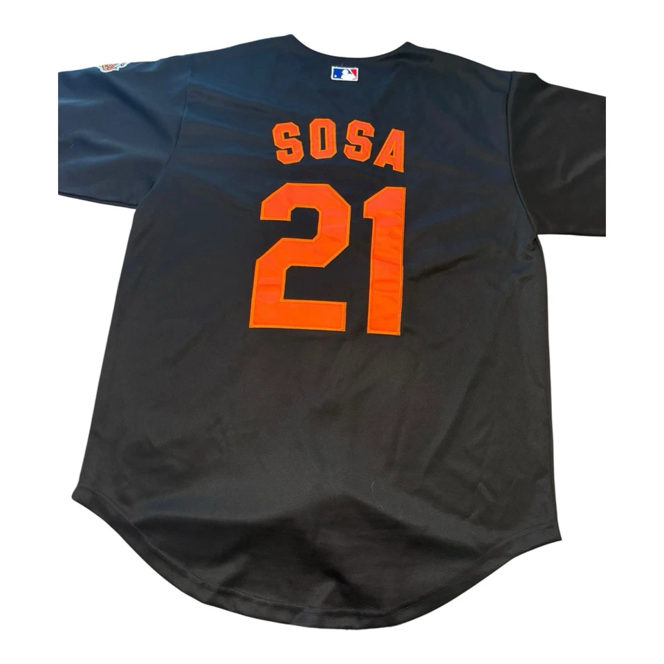 Camiseta Baltimore Orioles Sammy Sosa Baseball Majestic coleção autêntica tamanho 52 - Imagem 2 de 4