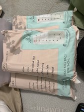 Zomee 100ct Breastmilk Storage Bags 8oz Double Ziplock Seal BPA Free