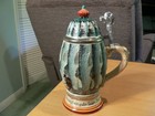 Vintage 1980's Pottery 8.75" Herring Beer Stein Thewalt Limited Edition 232/5000