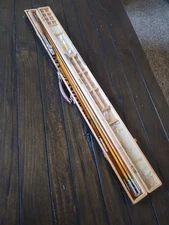 Vintage Frank Hacking Fly & Casting Split Bamboo Rod In Original Box