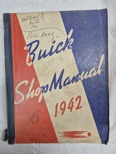 1942 Buick Shop Repair And Maintenance Manual. Original Book