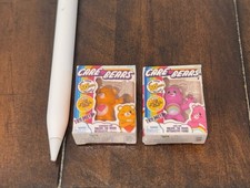 Care Bears Mini Brands Figure Lot of 2 Rainbow Cheer Bear