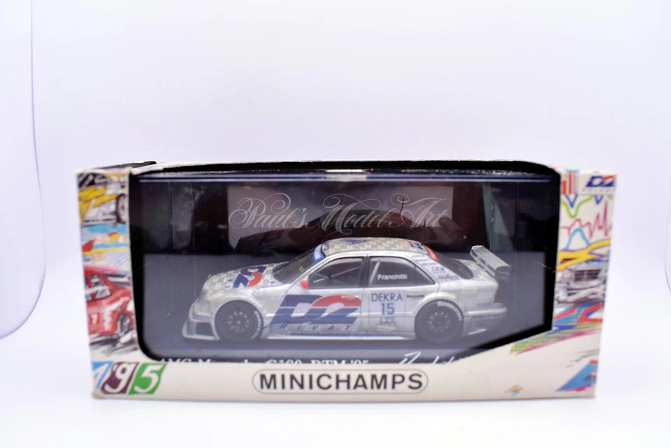 Vehículos Minichamps modelo coche de carreras escala 1:43 AMG MERCEDES C180 DTM 95 Foto 2 de 4
