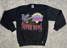 Vintage 1995 Super Bowl XXIX Crewneck Sweatshirt Logo 7 USA Miami NFL Large