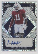 2021 Leaf Flash Navy Blue 24/75 Paulson Adebo #BA-PA1 Auto s5q