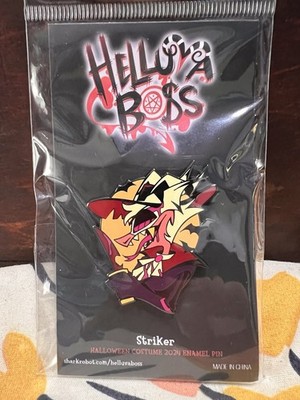 Helluva Boss: Striker Halloween Costume 2024 Pin