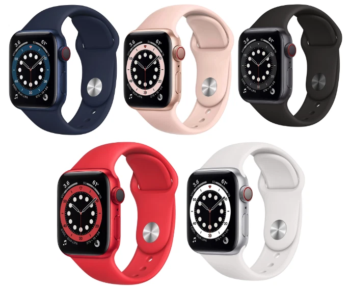 Apple Watch Series 6 44 mm (GPS + celular) carcasa de aluminio - bueno