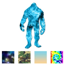 Big Foot Sasquatch Yeti - Decal Sticker - Multiple Patterns & Sizes - ebn105