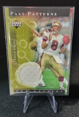 2001   Steve Young Upper Deck Legends Past Patterns Jerseys San Francisco 49ers