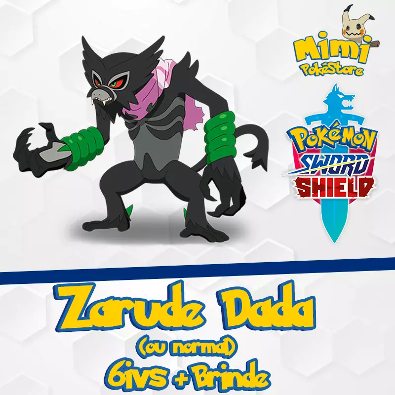 Zarude Dada 6IVs - Pokemon Sword & Shield