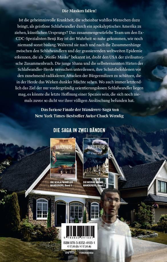 Thumbnail - Wanderers - Die Weiße Maske | Chuck Wendig | Deutsch | Taschenbuch |