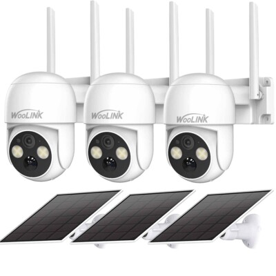 Solar Camera Outdoor WiFi Waterproof HD 4MP Battery Smart Wireless PTZ IP Camera