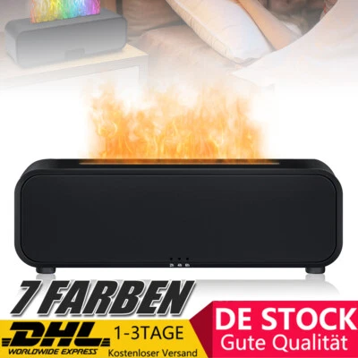 MARKENLOS Aromatherapie-Diffusor Flammen Aroma Diffuser mit 7 Lichtfarben Fernbedienung