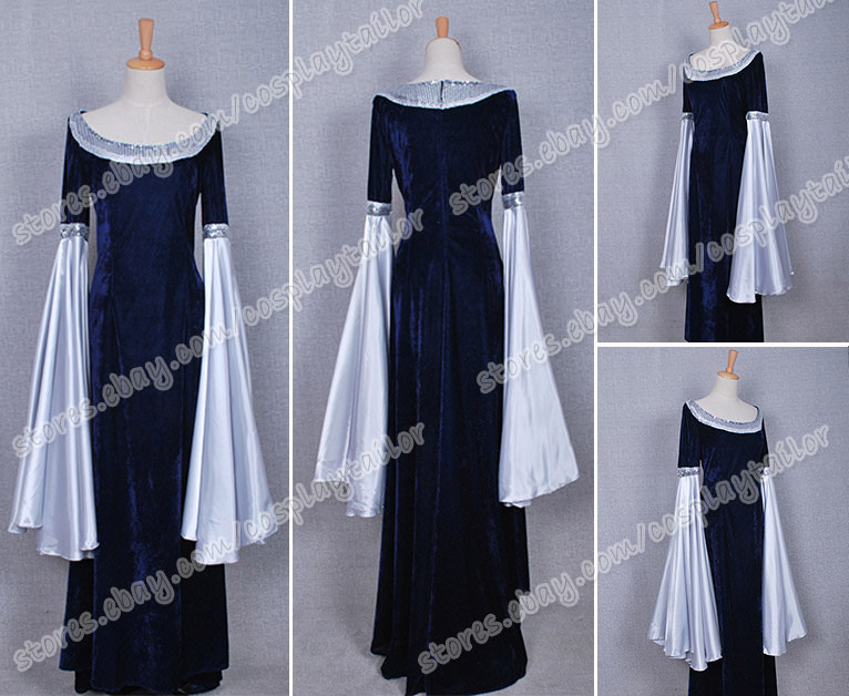 arwen lord of the rings blue dress The Lord of the Rings Arwen Dress Cosplay Dress Women Halloween Party –  Mermaidcosplay
