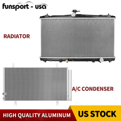 Radiator + AC Condenser For 2012-2017 Toyota Camry 2013-2018 Avalon 3.5L V6