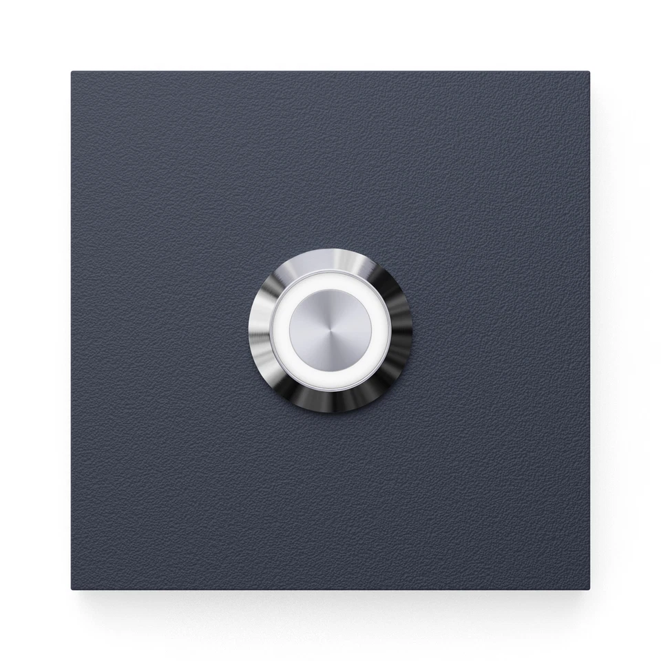 Graviers Klingelschild Gravur LED Klingeltaster Klingelplatte Klingel RAL7016 - Bild 4 von 4