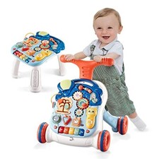 Baby Walker 3in1 Sit-to-Stand Learning Walker Kids Activity Center with Weight