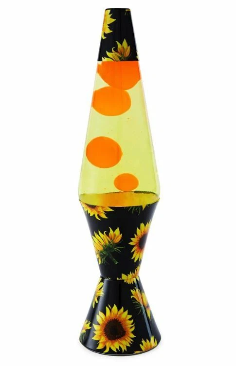 Black and yellow lava lamp deals