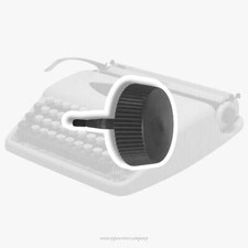 Adler Triumph Tippa Right Platen Knob, Typewriter Spare Part thumbnail