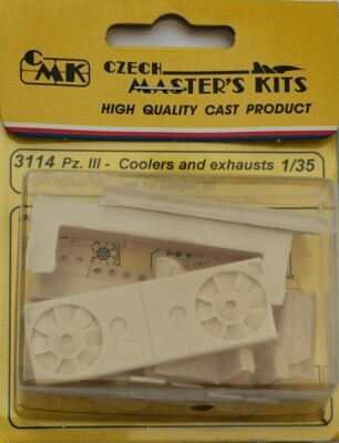 MW22 CMK 3114 PZ.III COOLERS AND EXHAUSTS FOR DRAGON 1/35 ZUBEHÖR