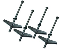 10 X Spring Toggle Hollow Cavity Gravity Wall Fixings 50mm 5mm 90mm  | Onestopdi