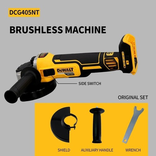 DEWALT DCG405NXJ XR 18V Brushless Slide Angle Grinder (Skin only) - Picture 3 of 4