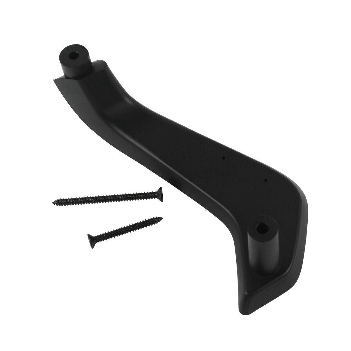 Left Driver Side Inner Door Pull Handle – Fits 2011-2020 Ford Fiesta (Manual Window) – Black Plastic With Screws