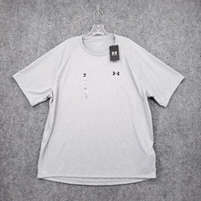 NEW Under Armour T Shirt Mens 2XL Gray The UA Tech 2.0 Short Sleeve Pullover Tee