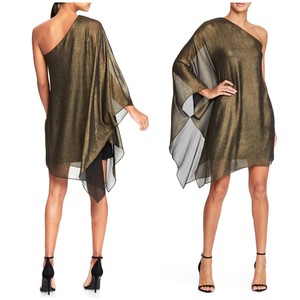 one shoulder flowy dress