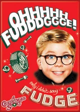 A CHRISTMAS STORY RALPHIE OH FUDGE MAGNET 2.5” X 3.5” NEW