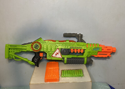 NERF Revoltinator Zombie Strike Toy Blaster Motorized Acceleration