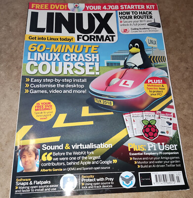 LINUX FORMAT Magazine 234 MARCH 2018 60-MINUTES LINUX CRASH COURSE ! (+DVD)