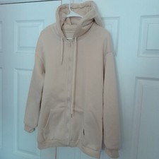 Women Tan Hoodie Size Large