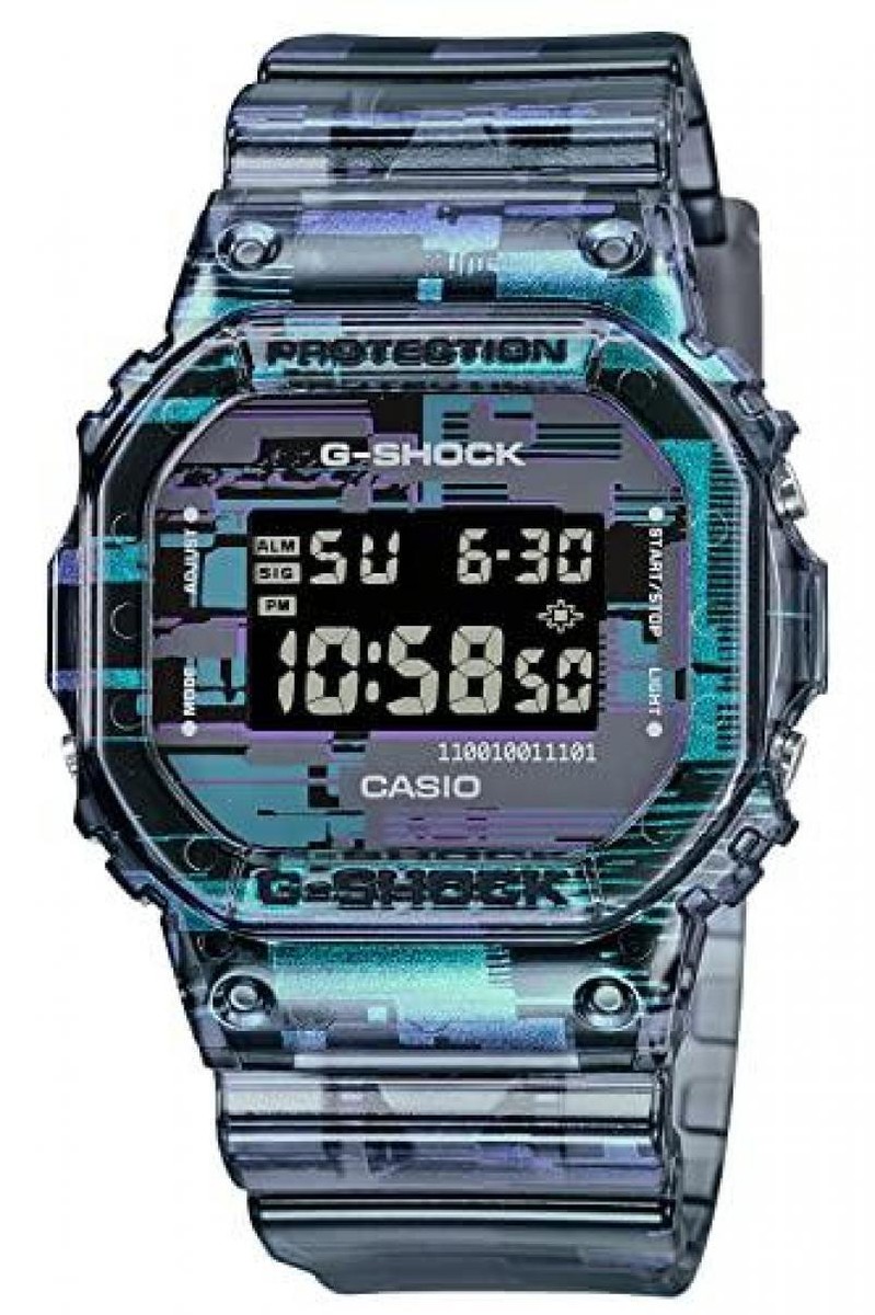 CASIO G-SHOCK DW-5600NN-1JF Digital Glitch Limited Digital Black