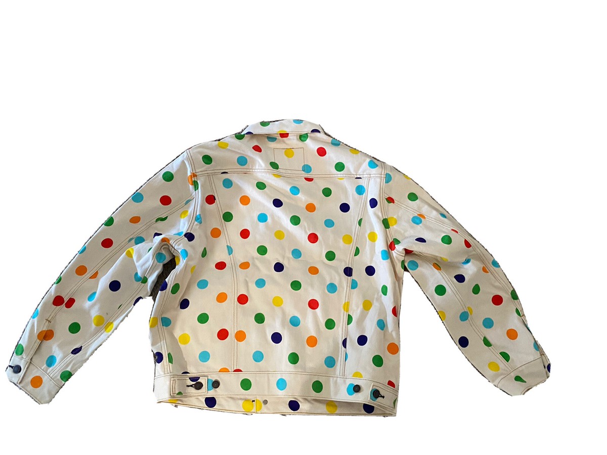 Golf Wang x Levi's Vintage Fit Polka Dot Denim Trucker Jacket | eBay