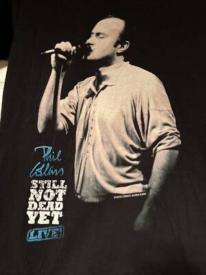 2019 Phil Collins  Still Not Dead Yet  Tour Shirt Size Small Genesis rock music