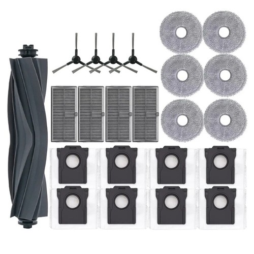 URPIZY Staubsauger-Ersatzbeutel Für X30 Ultra, Für X40 Ultra, Für Mova P50 Pro Ultra - 4-Lagen-Filtration, Hohe Kapazität, Einfache Verwendung - 4Er Oder 10Er Pack(4 Pack