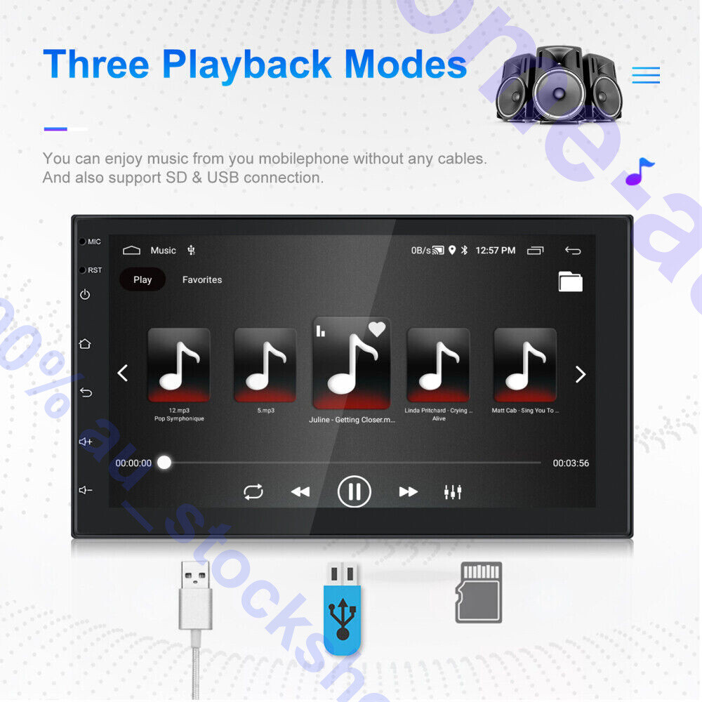 9 inch Double DIN Android Car Stereo Radio GPS Navi WiFi Apple CarPlay Head Unit eBay